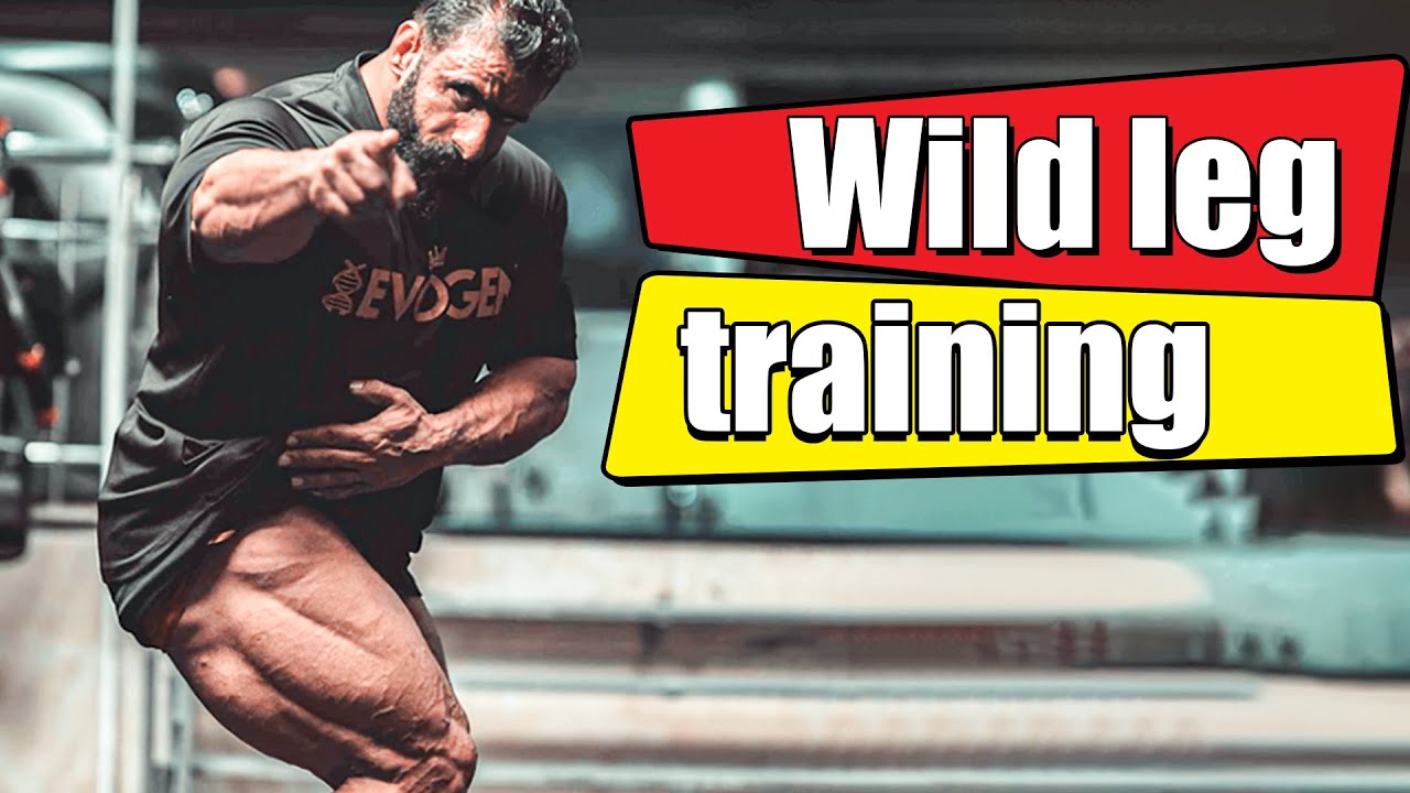 Hadi Choopan | Wild Leg Training 🦵 Olympia Leg Day Motivation