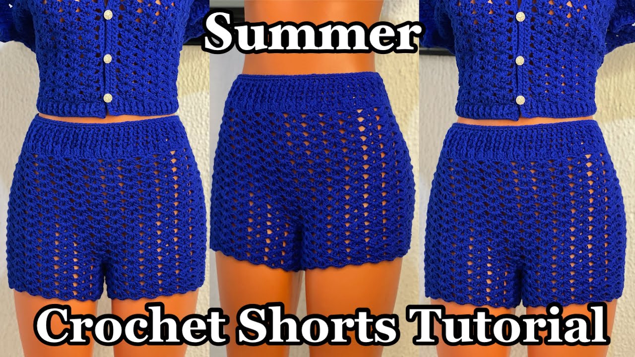 How To Crochet Shorts / Beginner Friendly