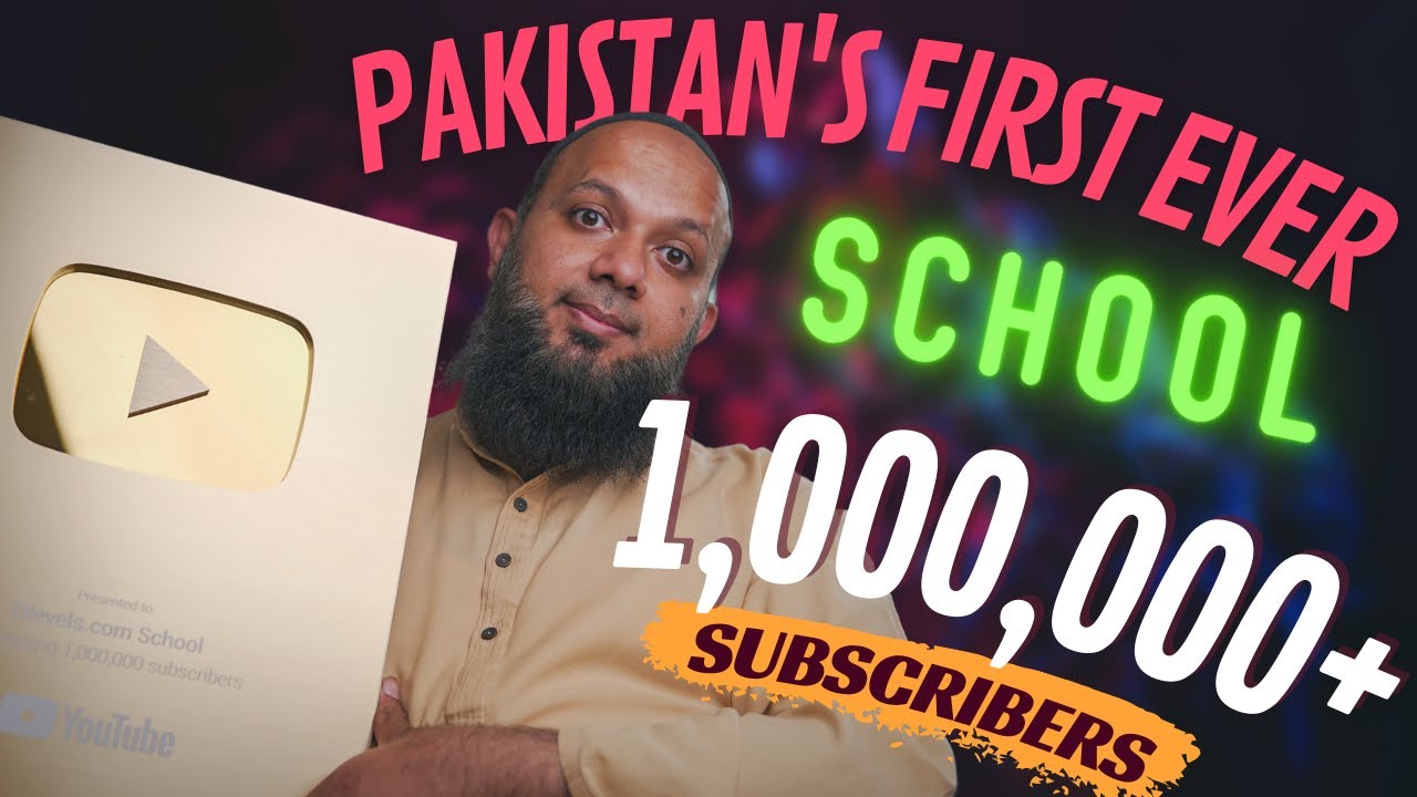 Pakistan's first ever School🏫 with 1MILLION+ SUBSCRIBERS🔥