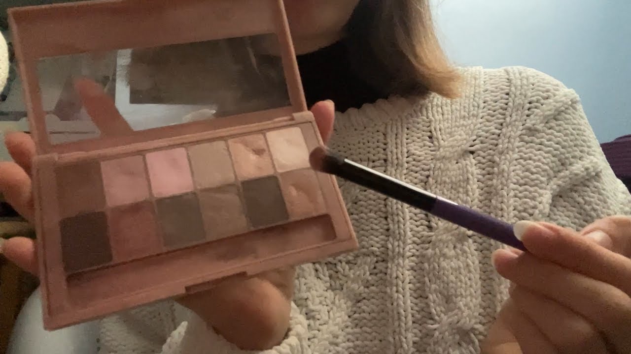 asmr doing your hair and makeup for a dance competition