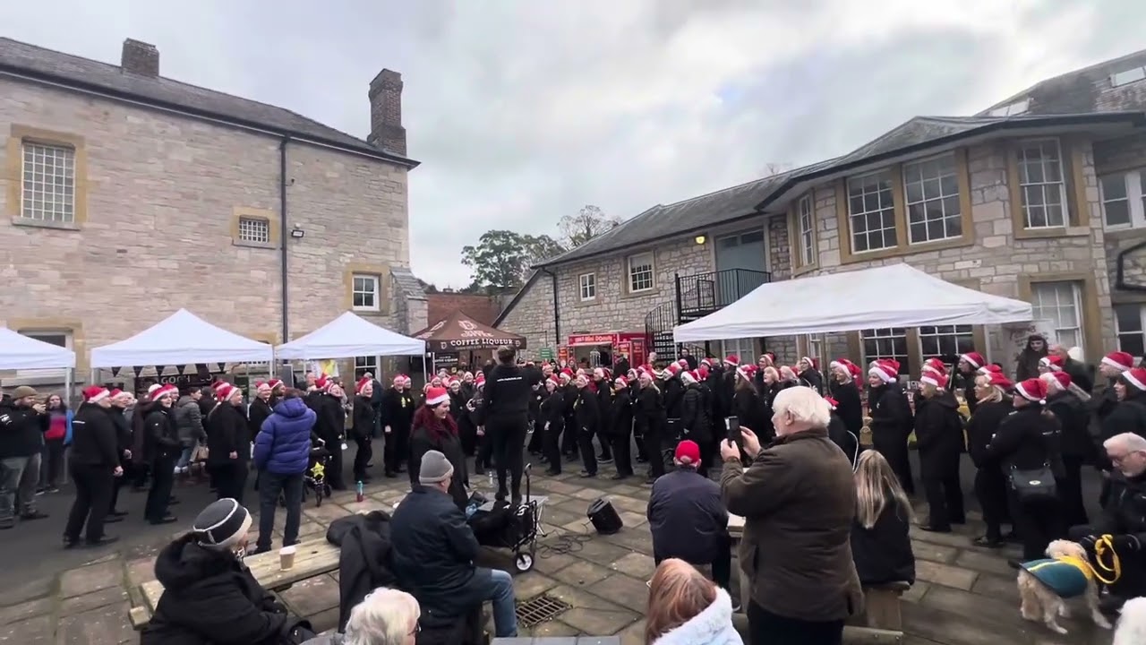 Rock Choir North Wales singing i wish it could be Christmas