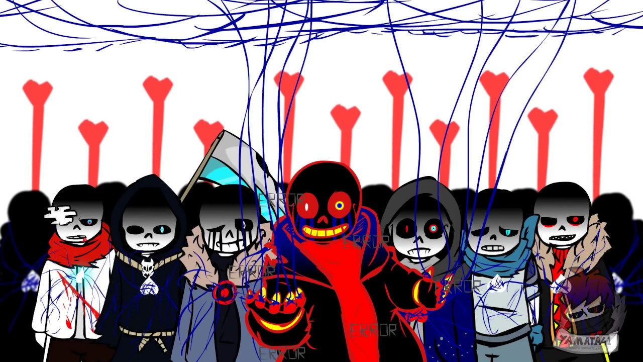 Ink Sans Vs Error Sans Animation / Tokyovania