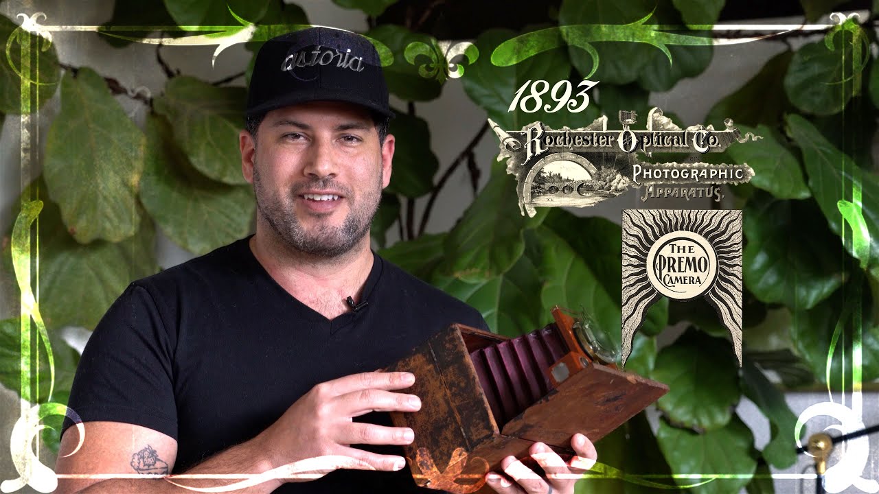 Shooting with a 130 year old camera - Tintype photography with the Rochester Optical Premo B.