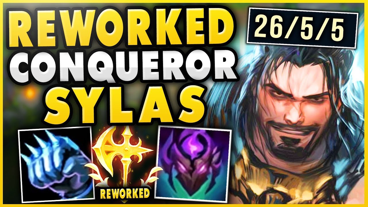 CONQUEROR REWORK SYLAS IS 100% BEYOND BROKEN! INSANE 4V5 HARD CARRY! - League of Legends