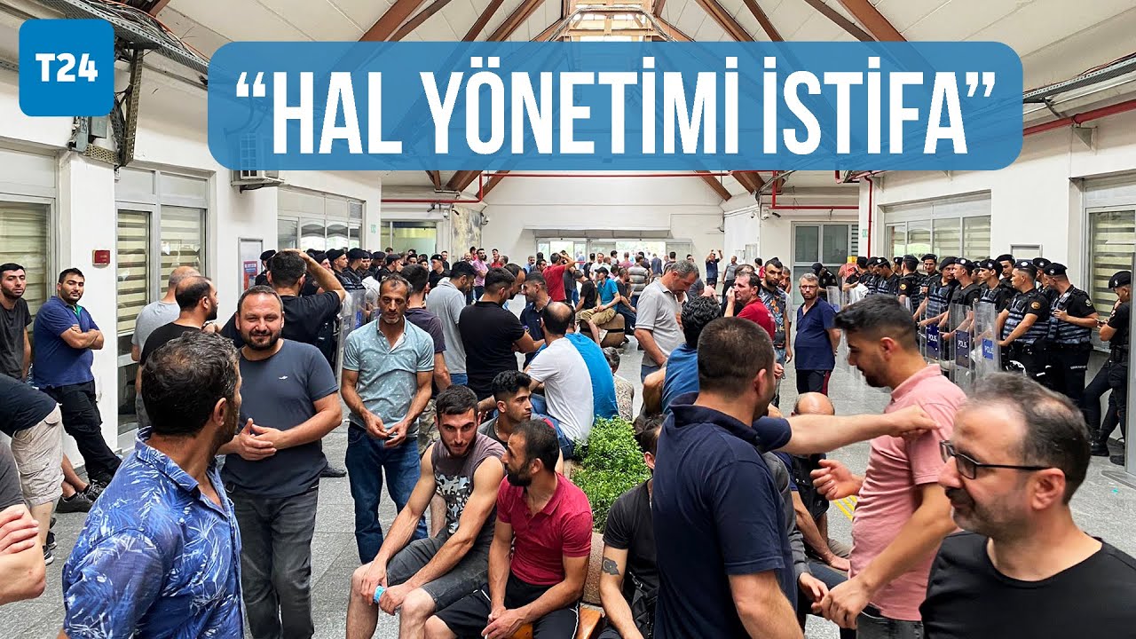 Bayrampaşa Hali'nde çalışan hamallar eylem başlattı