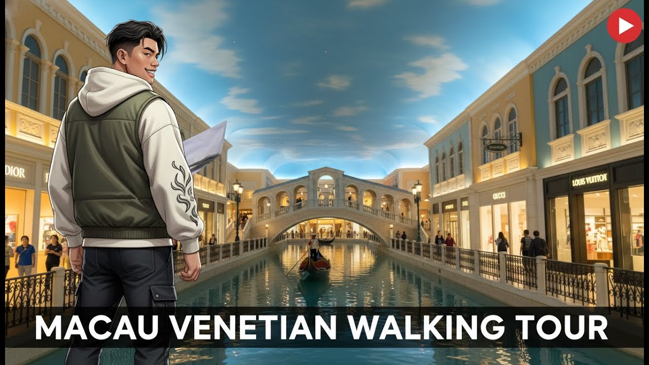 Inside Macau’s Venetian Hotel 🇲🇴 #Macau #WalkingTournal