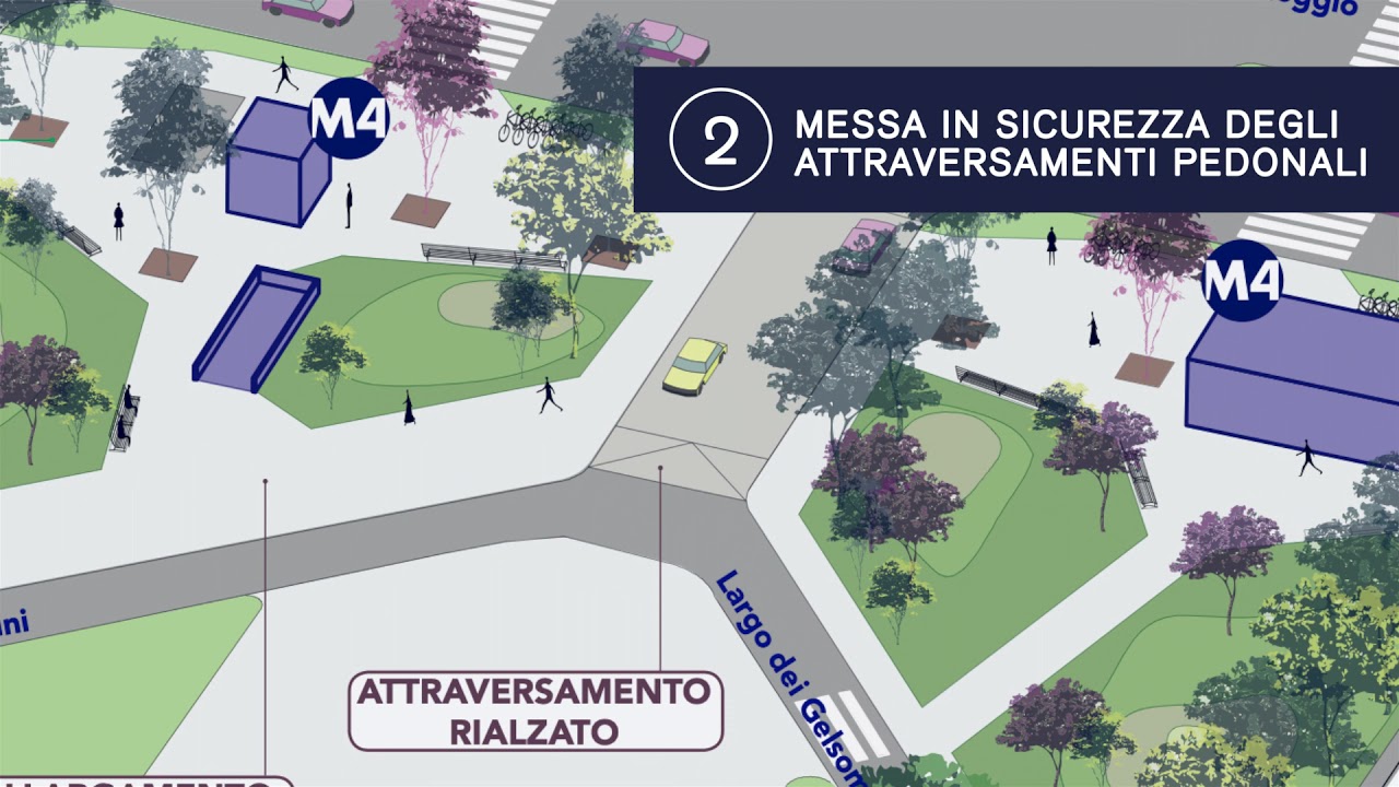 M4 LE STAZIONI IN CITTA' - GELSOMINI