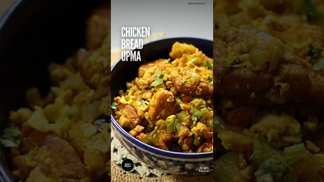 Chicken Bread Upma Recipe | Quick & Easy Chicken and Bread Egg Upma