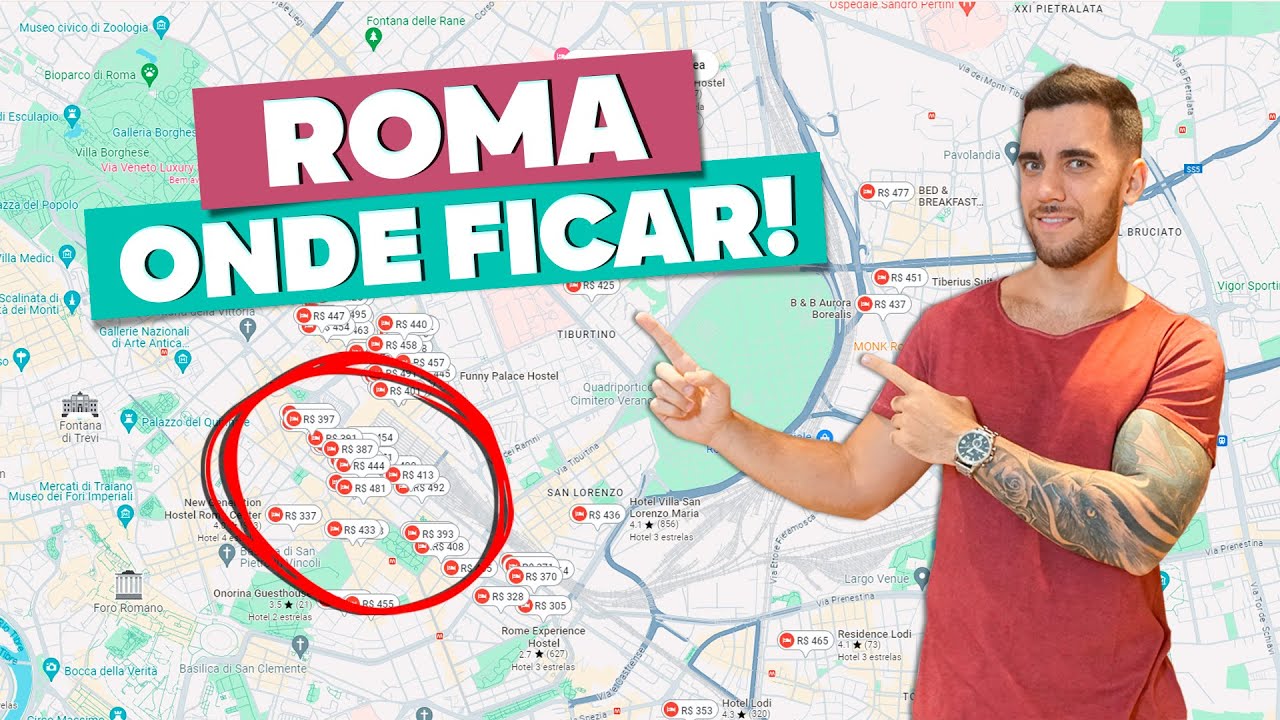 Onde ficar em Roma! A melhor região para se hospedar! E os melhores hotéis!
