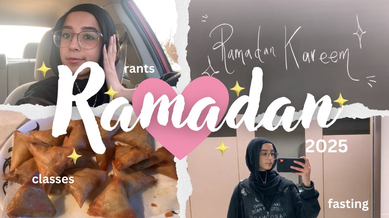 A Realistic Ramadan Day in the Life 🪐💫|| fasting, school, grwm