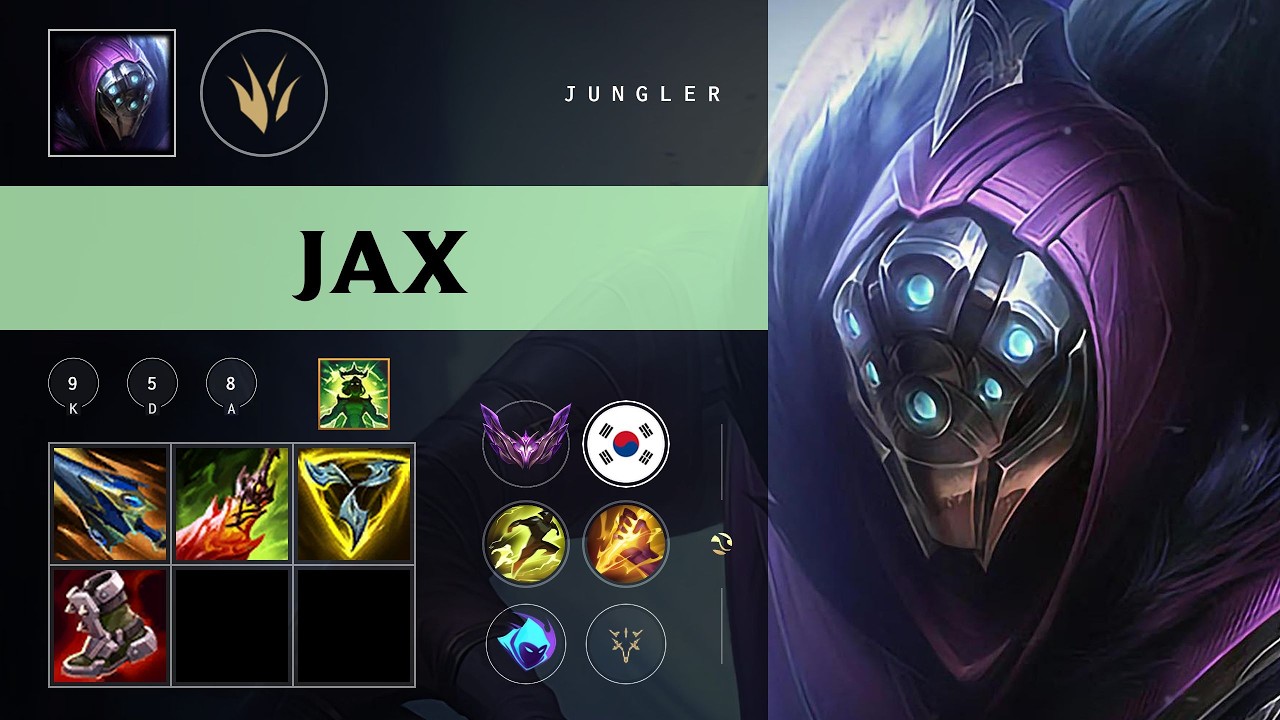 Jax Jungle vs Kindred - KR Master Patch 26.10