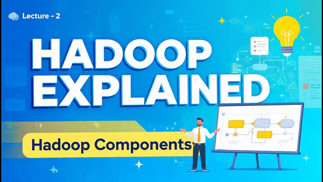 Hadoop Components Explained in 10 Minutes | HDFS, MapReduce, YARN | Big Data Tutorial |