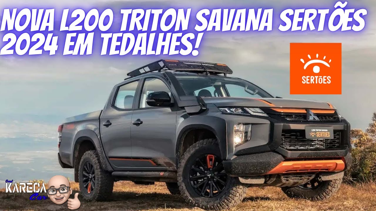 NOVA L200 SAVANA SERTÕES 2024 EM DETALHES!! #sertões #mitsubishi #savan #l200triton #like #carros