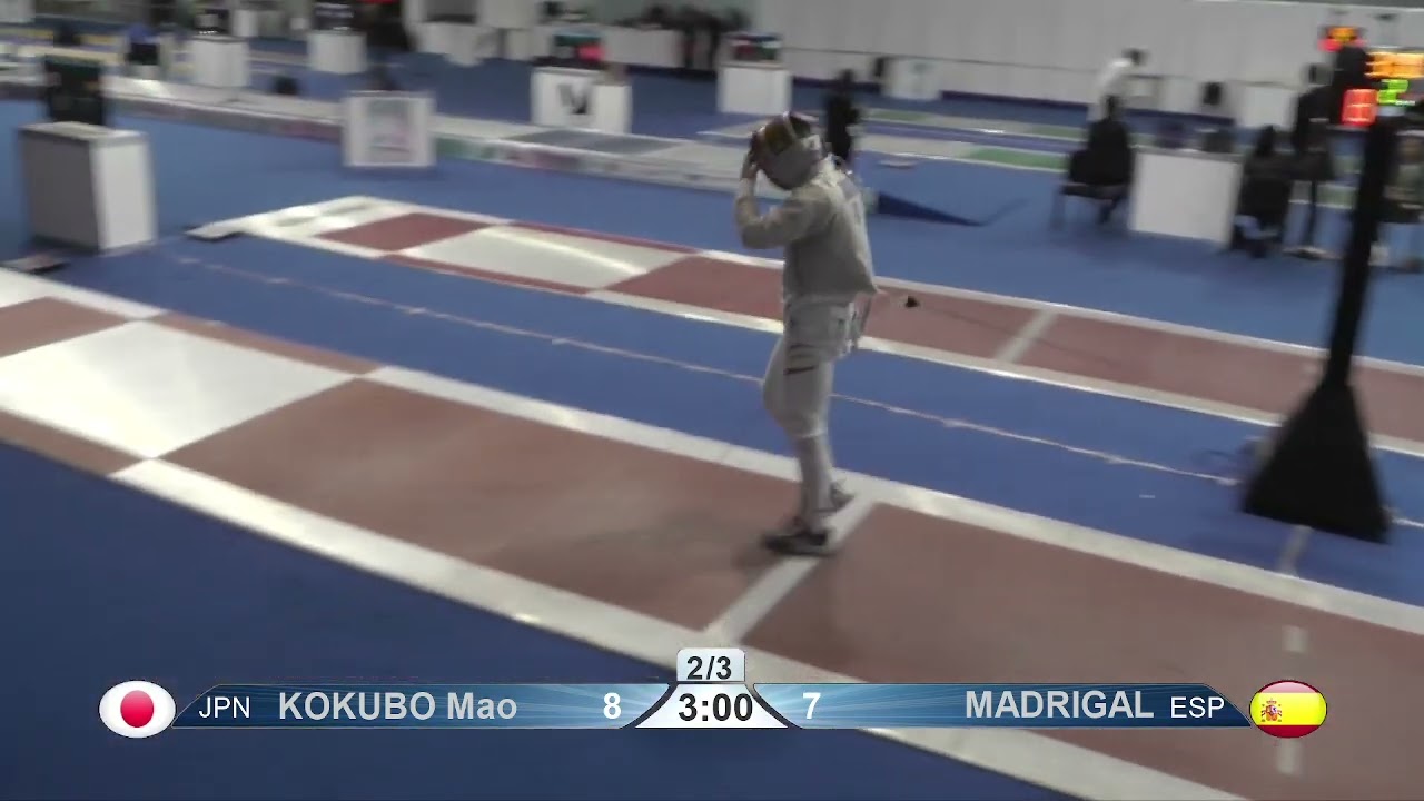 2023 Day01 T16 08 M S Individual Junior Plovdiv BUL CHM RED MADRIGAL ESP vs KOKUBO JPN