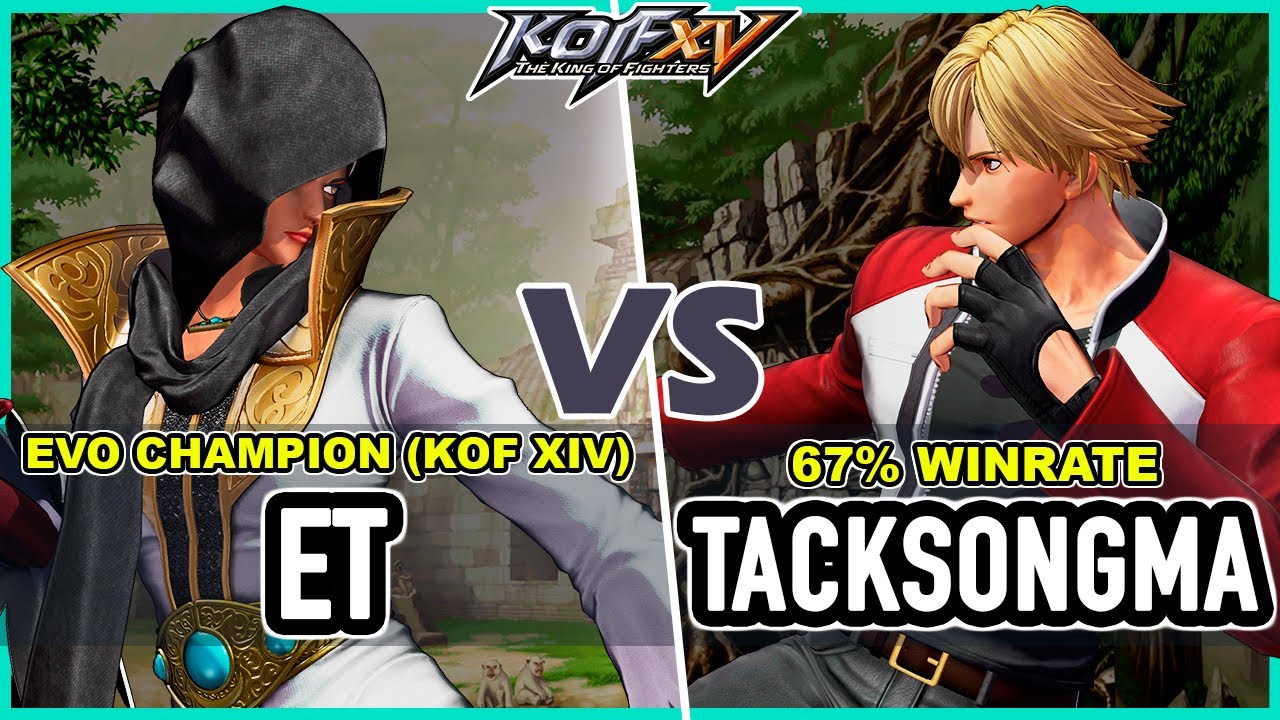 KOF XV 🔥 ET (Geese/Najd/O.Yashiro) vs Tacksongma (Rock/Vanessa/Terry)