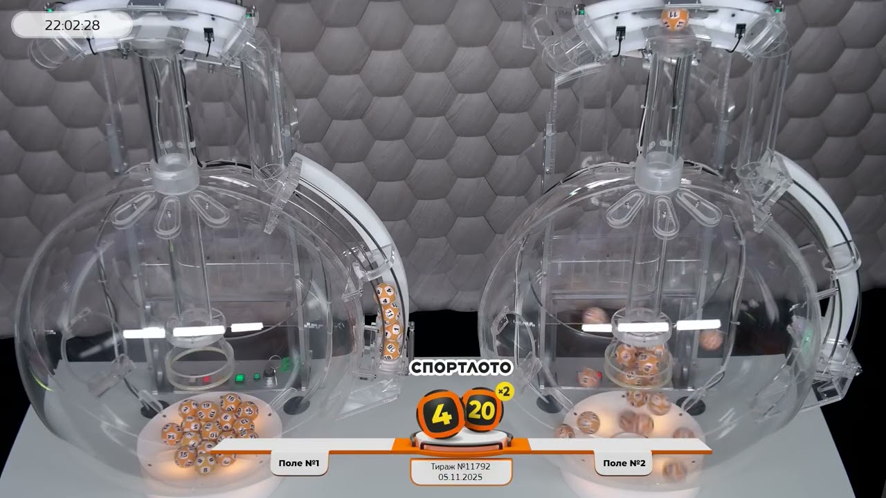 Столото представляет | Лотерея «Спортлото «4 из 20». Тираж № 11792 от 05.11.2025 г.