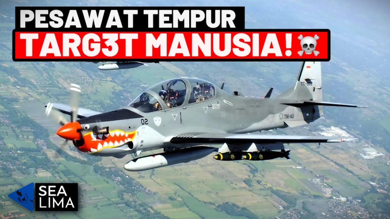 5 Pesawat ANTI GERILYA Paling MENAKUTKAN di Asia Tenggara 2025
