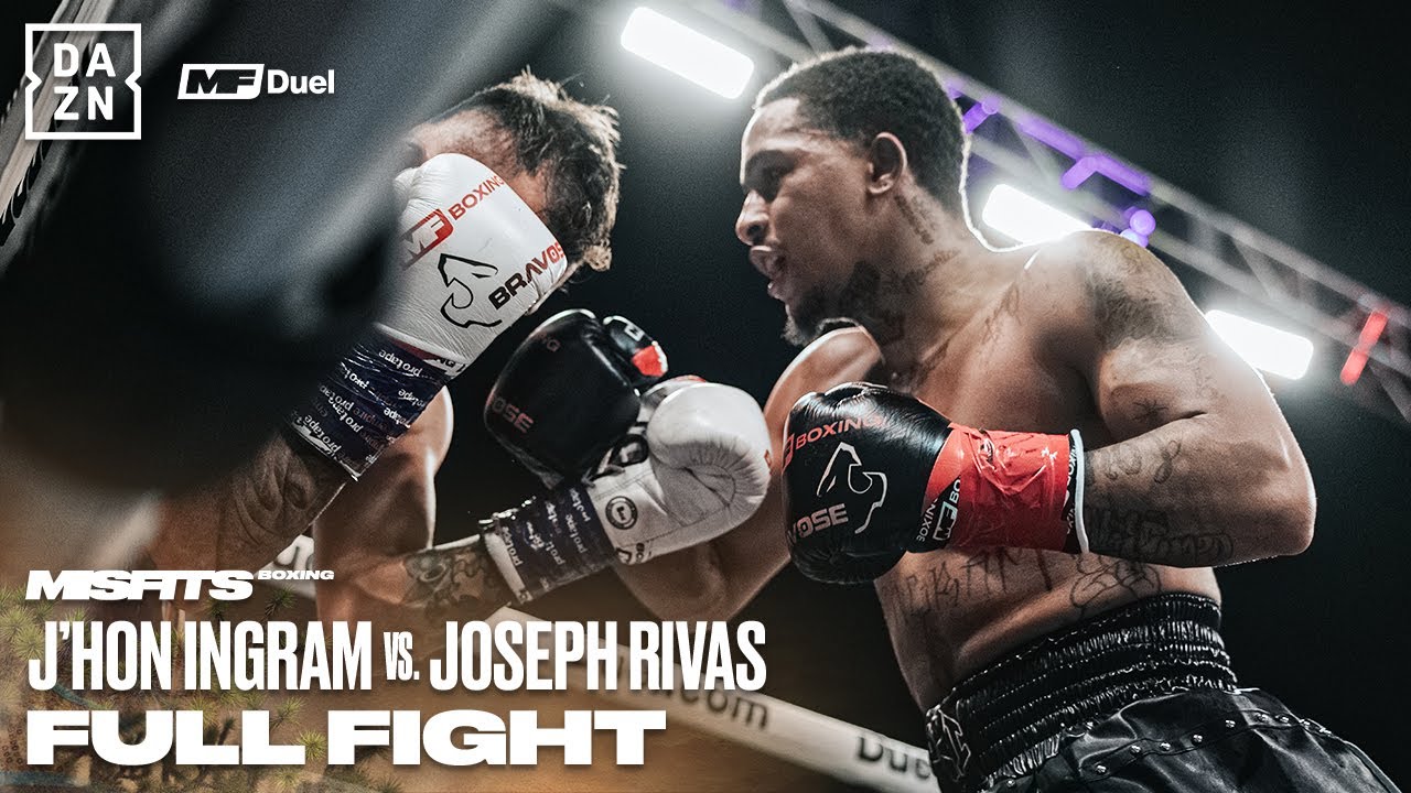 BRAWL ENDS IN TKO: J'hon Ingram v Joseph Rivas | Misfits Boxing