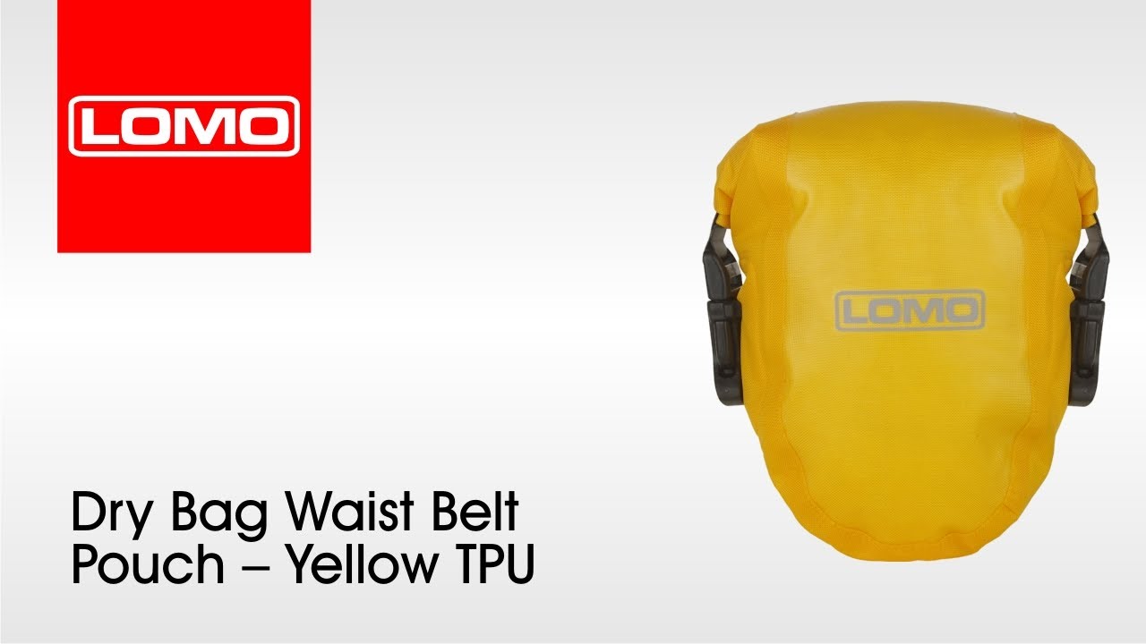 Lomo Dry Bag Waist Belt Pouch - Yellow - TPU