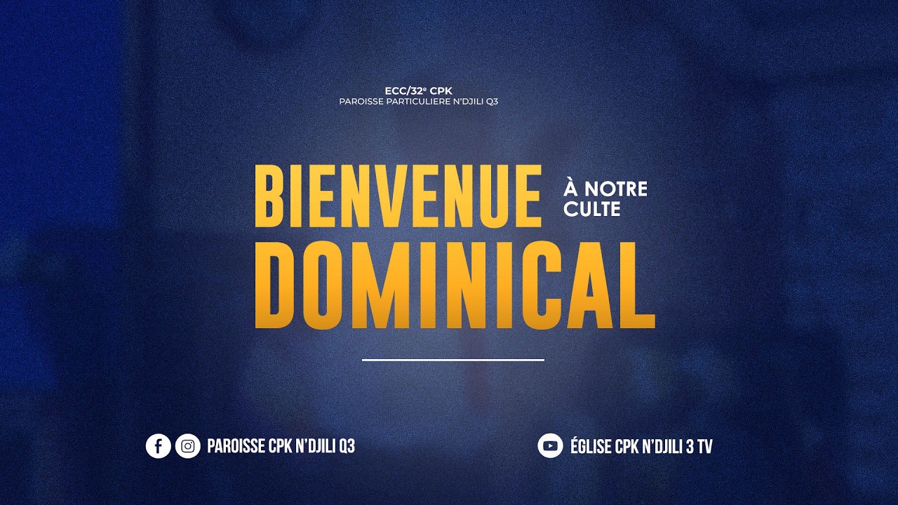 [LIVE] CULTE DOMINICAL