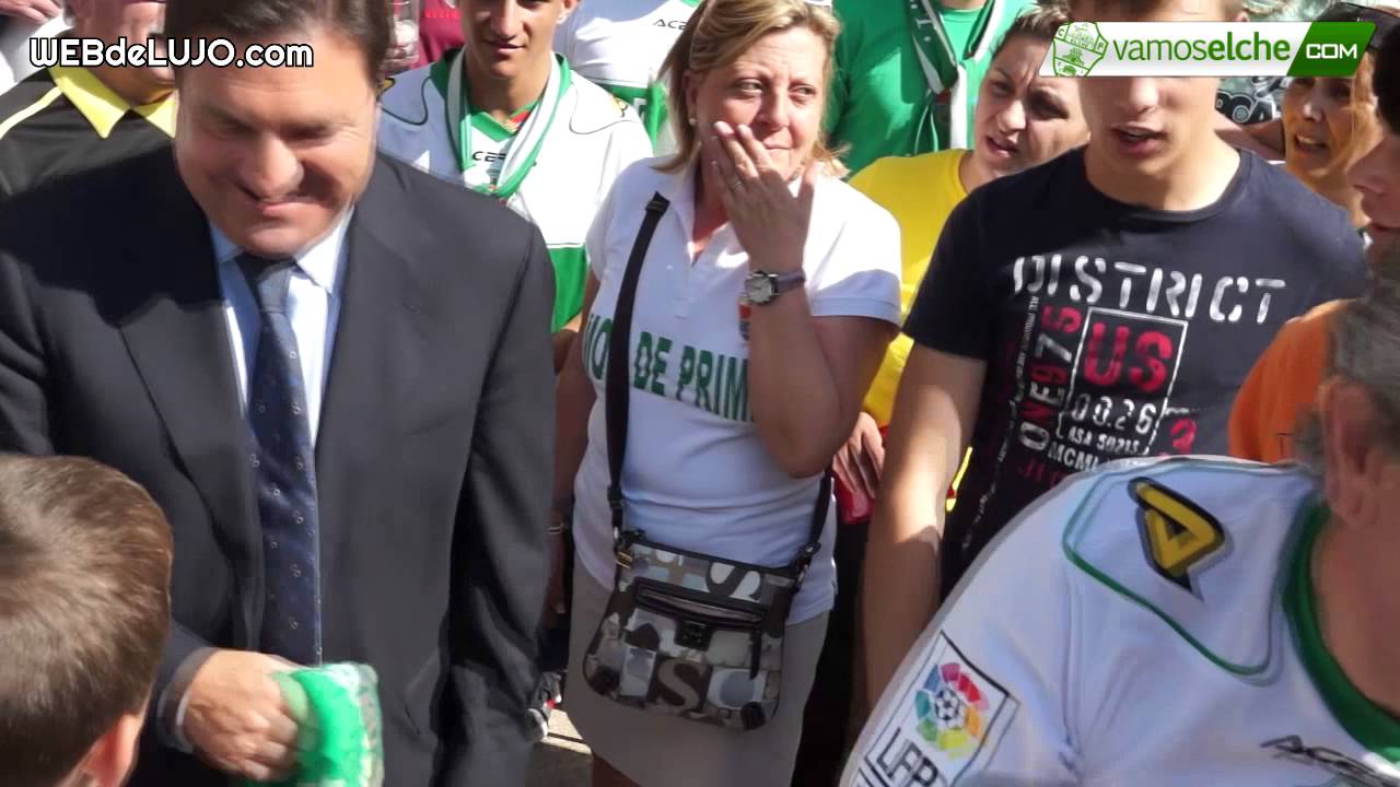 ELCHE CF: CELEBRACIÓN DEL ASCENSO EN LA GLORIETA, no oficial || VamosElche.com