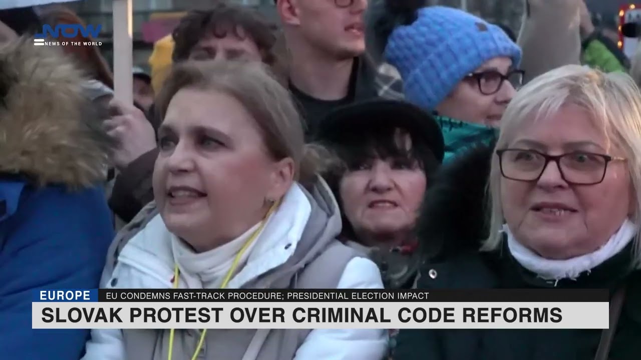Slovak Protest Over Criminal Code Reforms
