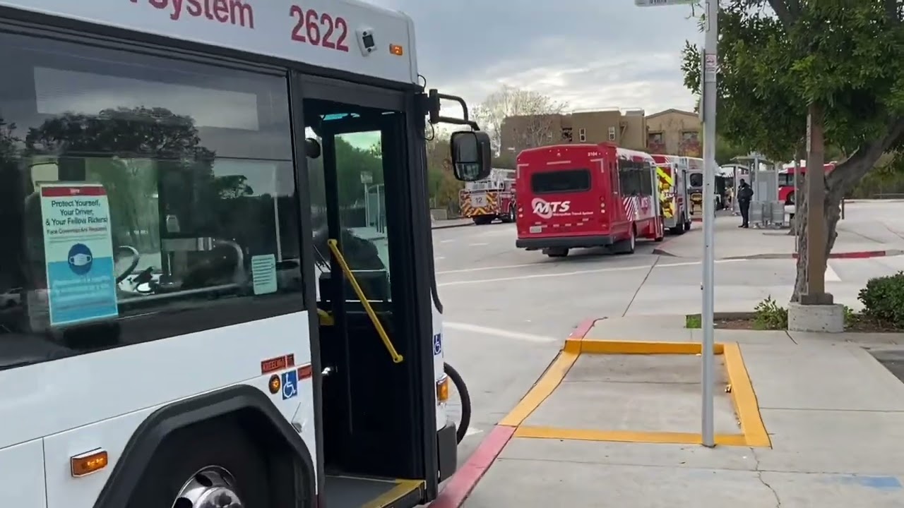 Metropolitan Transit System 2021Gillig Advantage #2622 Rt.955-National City/8th St. Transit Center