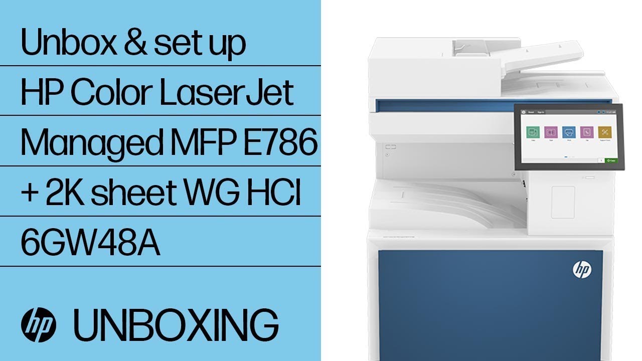 Install the dual cassette feeder | HP Color LaserJet Managed MFP E786 Printer series | HP Support