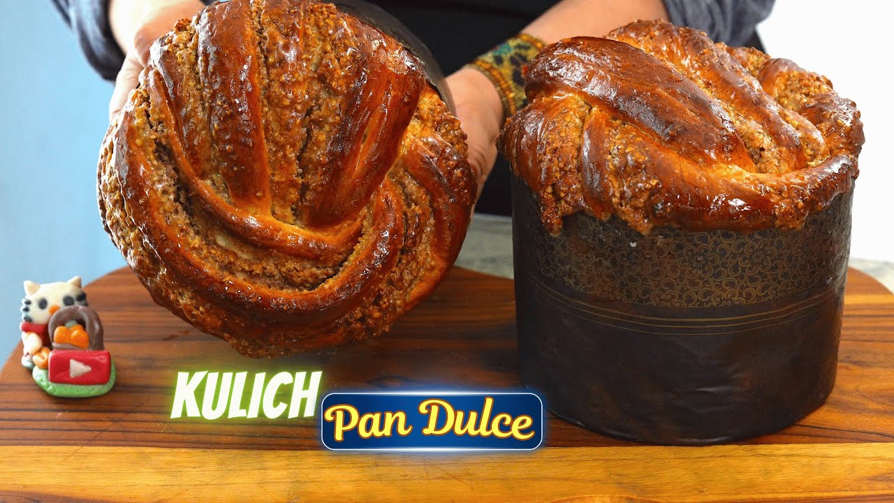 🔥Pan Dulce NAVIDEÑO🎄🎁KULICH| Dulce Hogar Recetas 2024