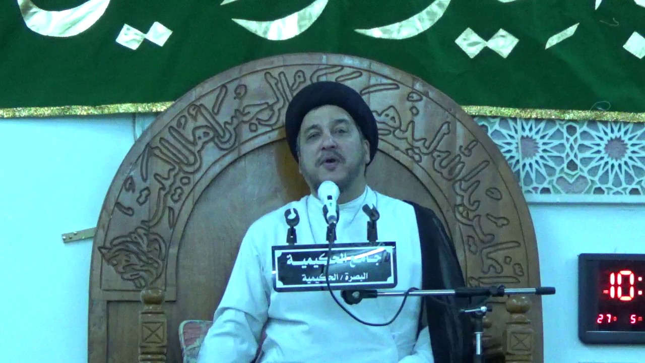 السيد جعفر المروج ــ ليلة 1 رمضان 1438هـ في جامع الحكيمية ــ البصرة