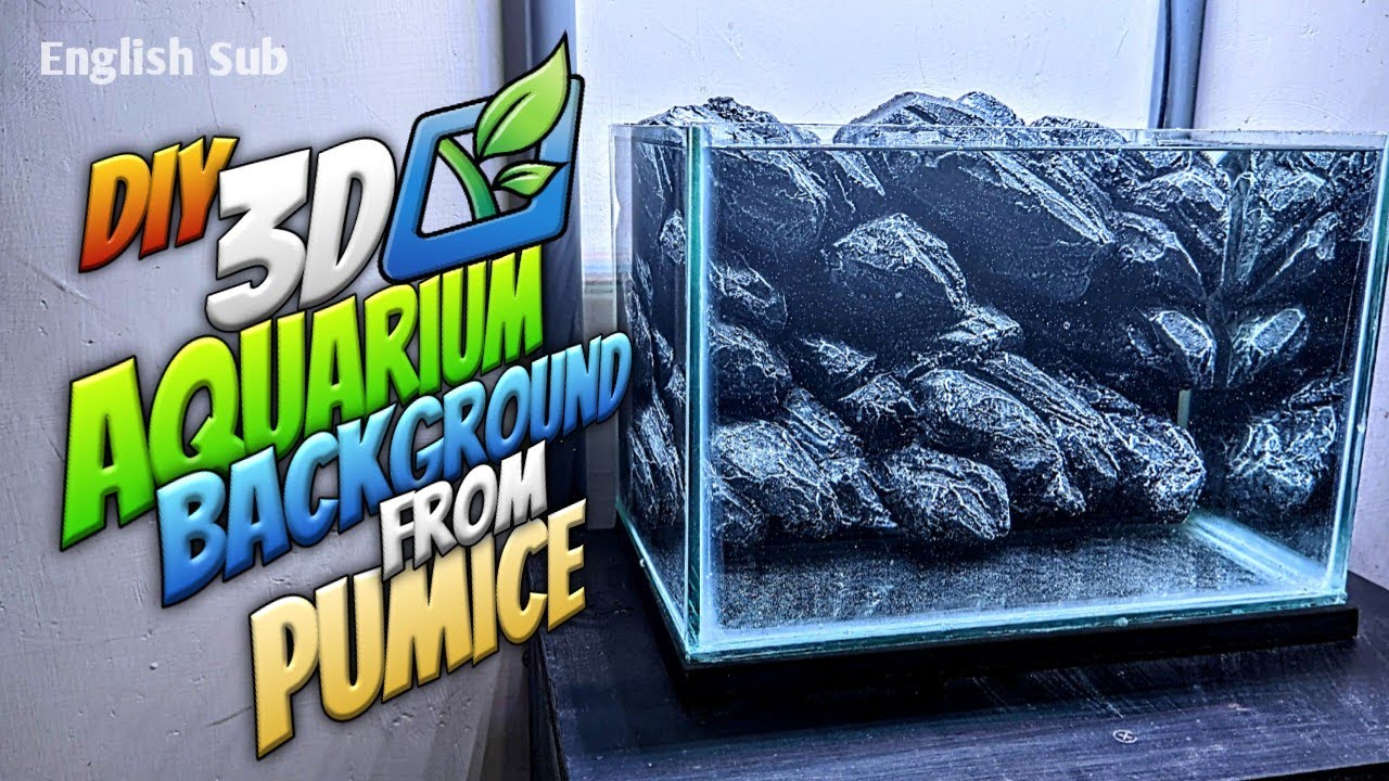 Membuat Background Aquarium 3D dari Batu Apung