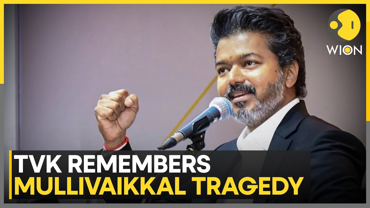 TVK Pays Tribute To Mullivaikkal Victims, Backs Sri Lankan Tamils | WION