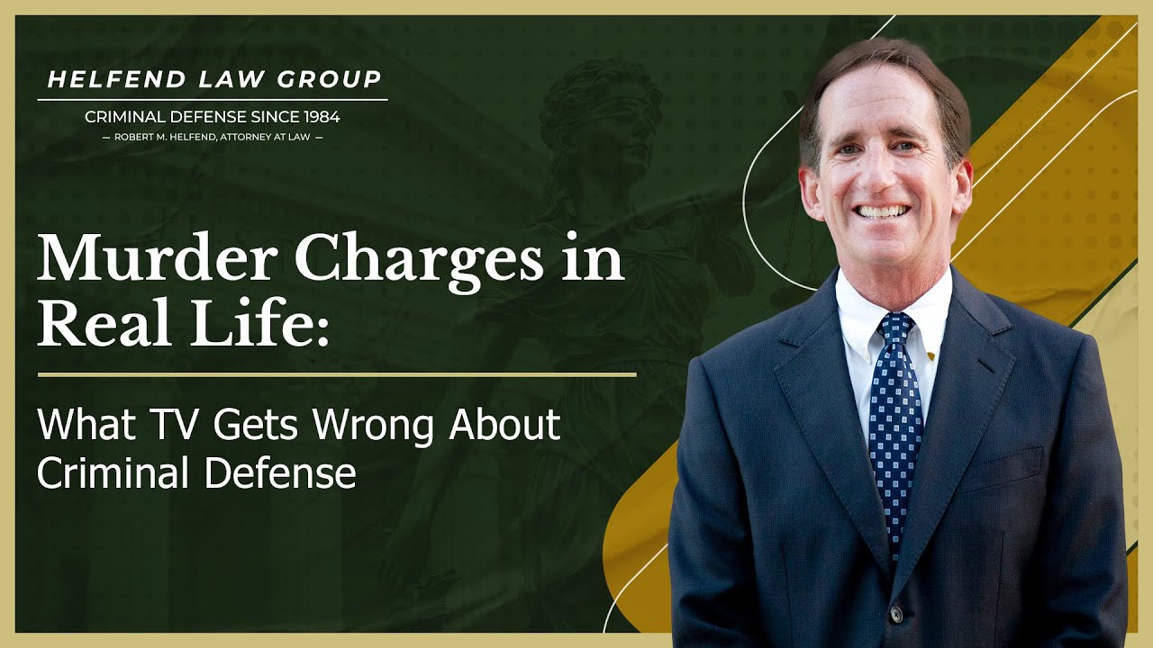 Murder Charges in Real Life: What TV Gets Wrong About Criminal Defense