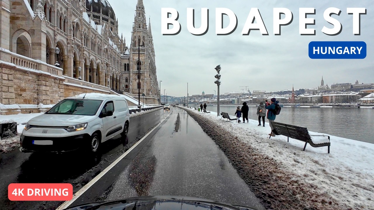Driving in Budapest After Winter Storm in 2026