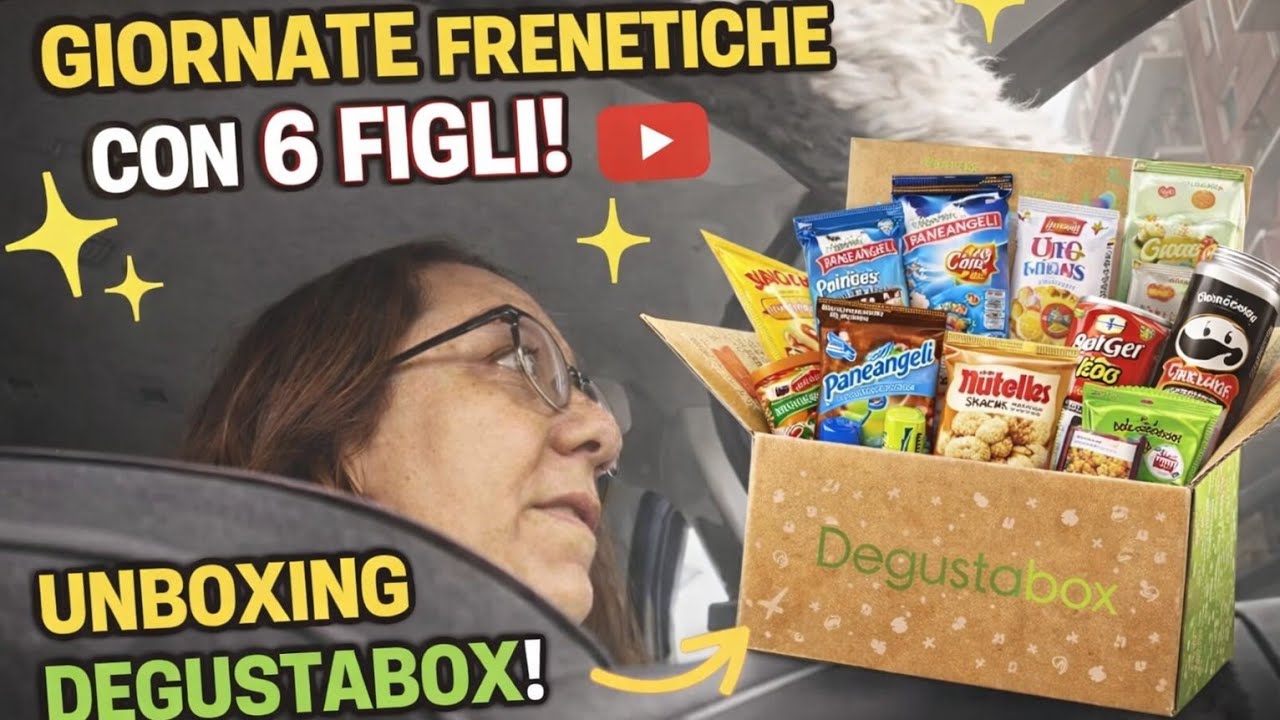 ❄️VLOG❄️Fisioterapia, chiacchiere, unboxing degustabox e spesa Lidl❄️GIORNATE FRENETICHE 6 FIGLI❄️