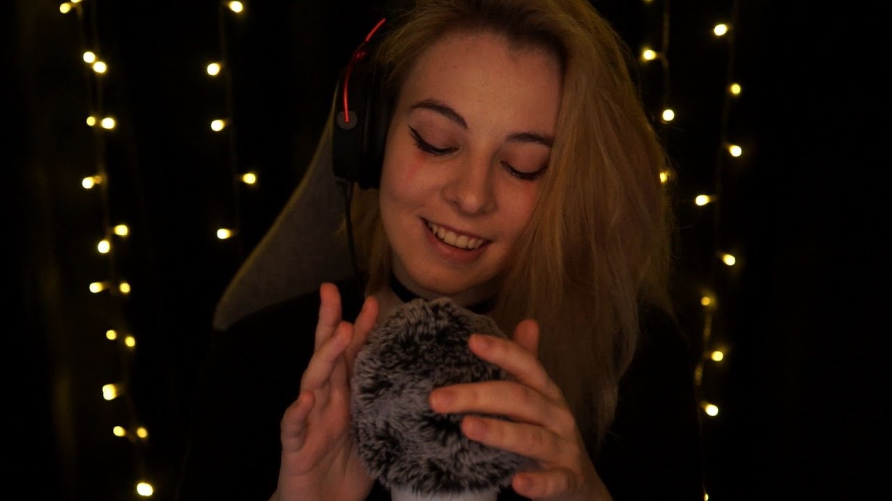 ASMR | soft fluffy mic sounds & rain - no talking, blue yeti