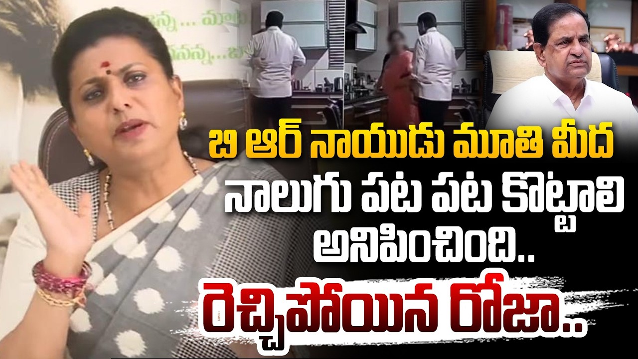 బీ ఆర్ నాయుడుపై రెచ్చిపోయిన రోజా..| RK Roja Sensational Comments on BR Naidu @Hit TV Clips