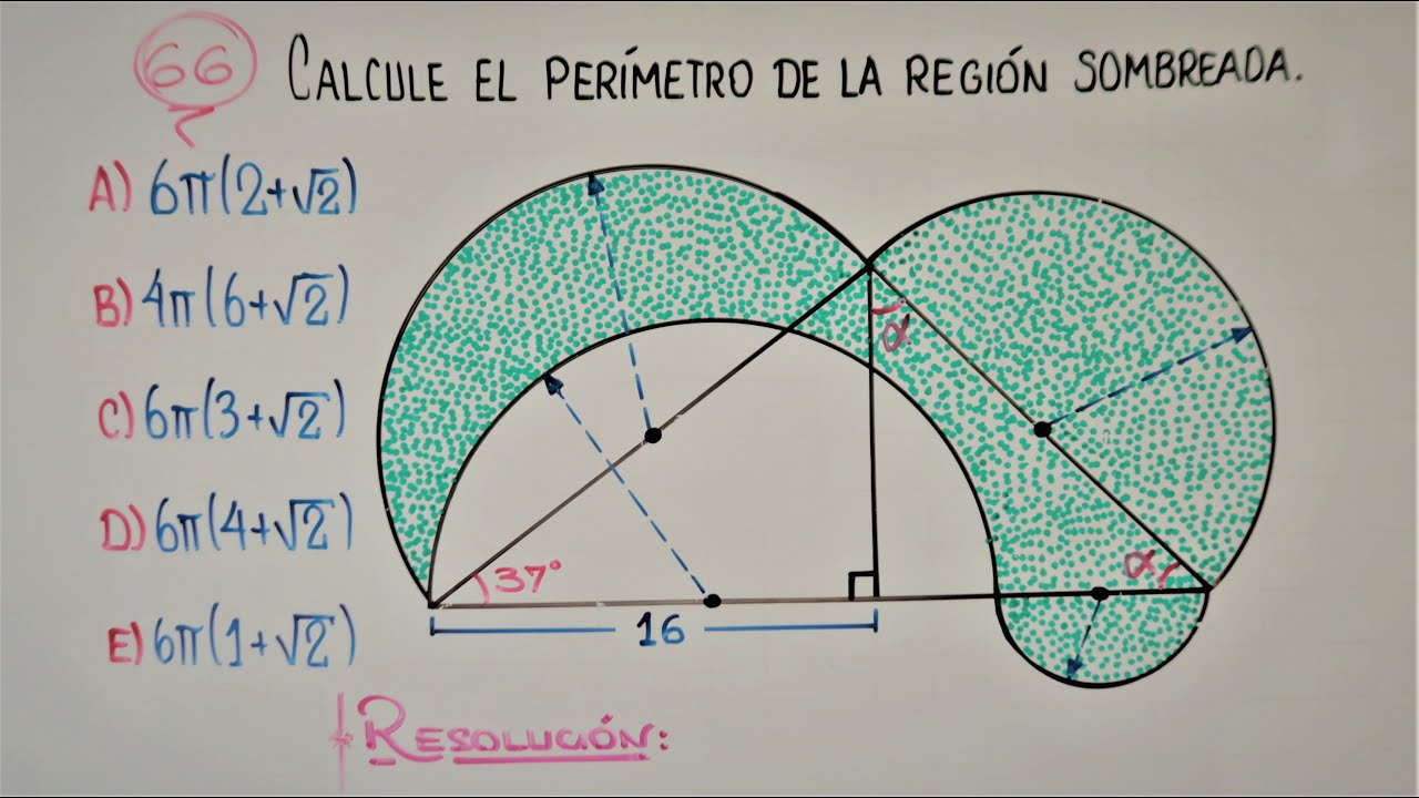 Perímetros de Regiones Sombreadas | Habilidad Lógico Matemático