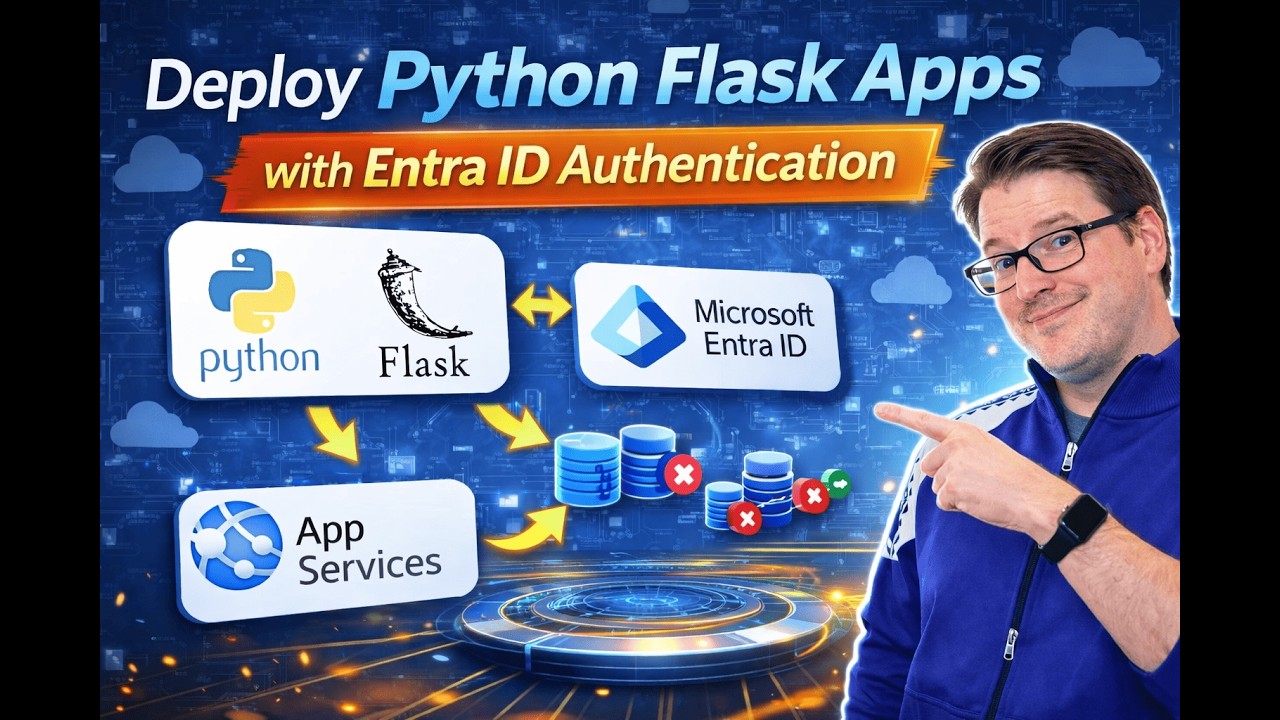 Развертывание приложений Python Flask с аутентификацией Entra ID