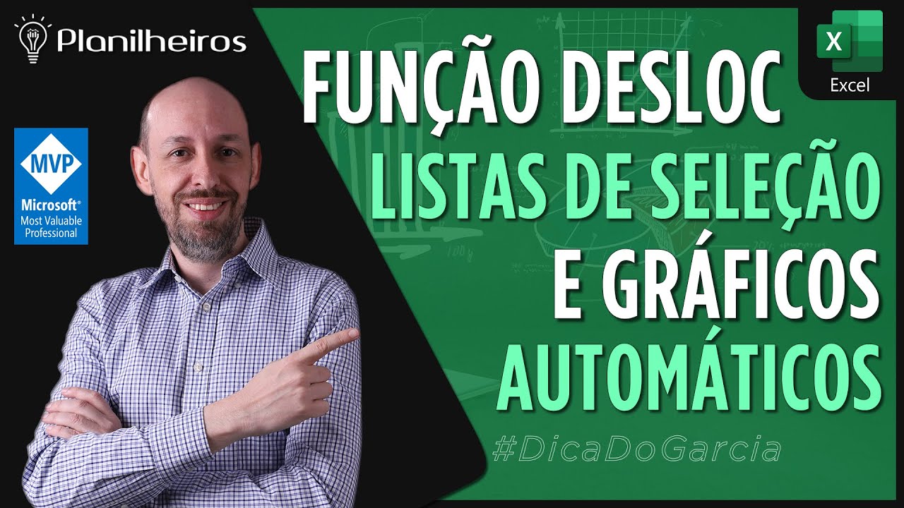 EXCEL 2013 - Função DESLOC gerando LISTA de seleção e Gráficos que atualizam automaticamente