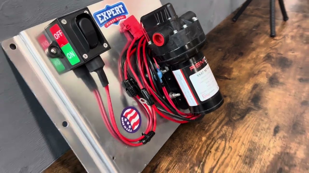 12V Softwash Pump Setup
