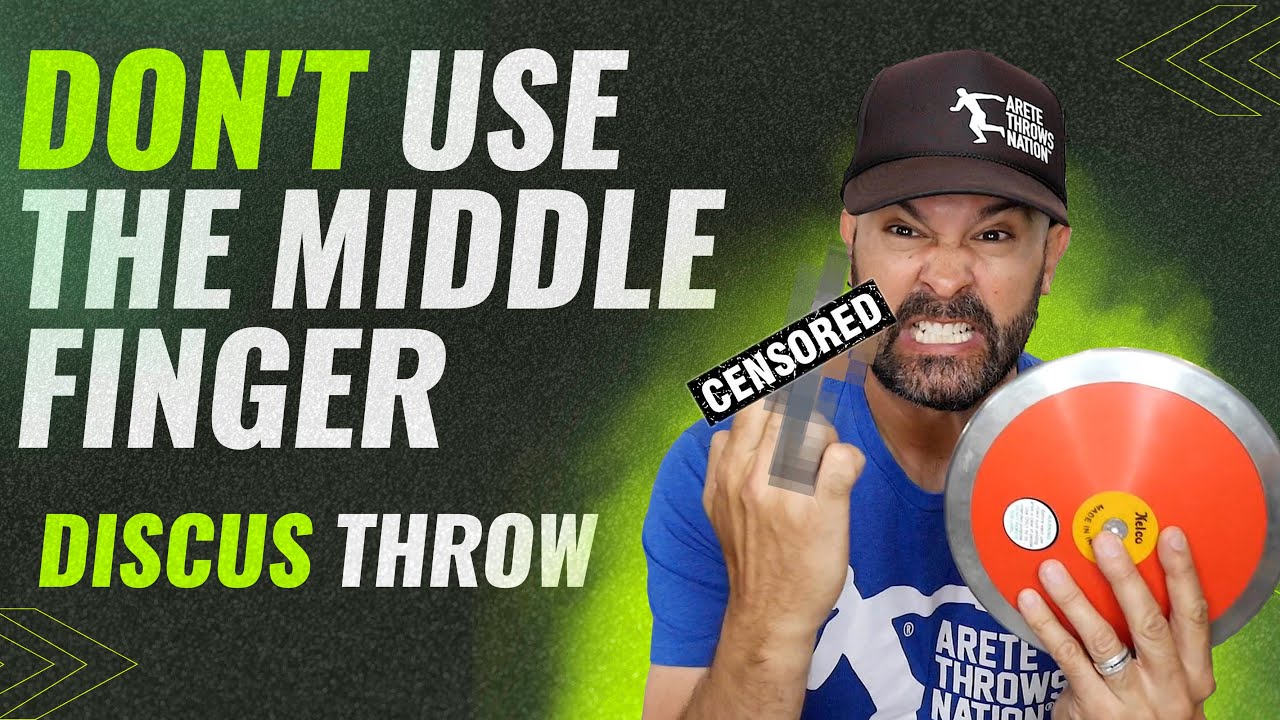 How to Throw Discus - Discus Throw Release - Don't Use Middle Finger