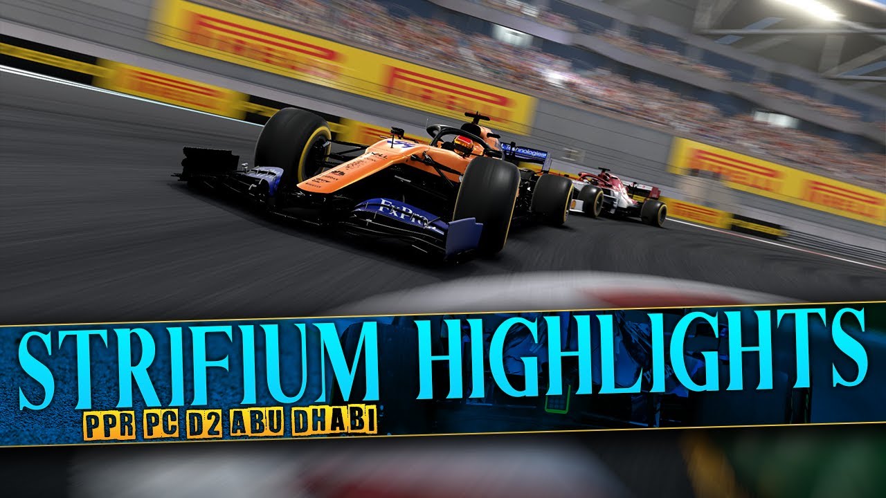 Strifium Vs Tigeracing Abu Dhabi PPR PC Division 2 June 24th 2020 | F1 2019