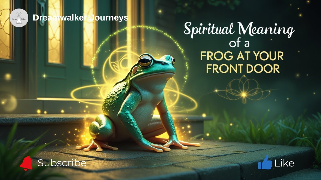 Spiritual Meaning of a Frog at Your Front Door: Luck, Transformation & Divine Message