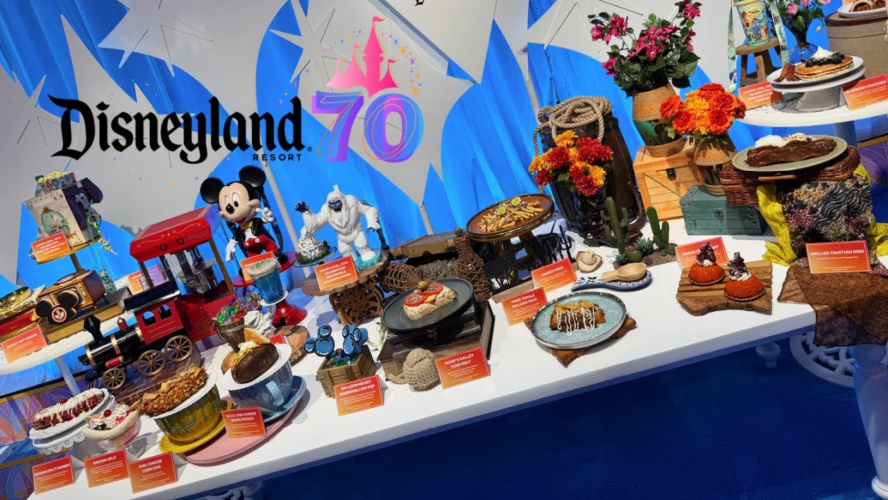 Disneyland 70th Anniversary Food Tour | Disneyland | 2025