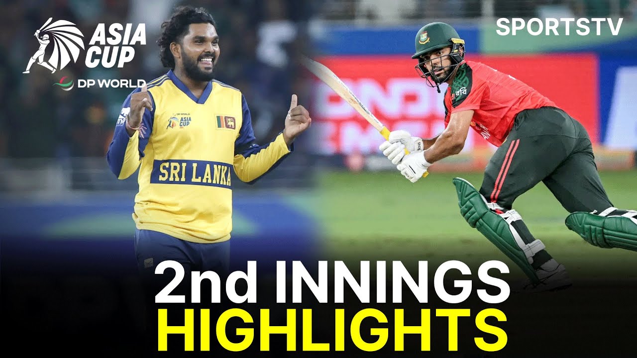 2nd Innings Highlights | Bangladesh vs Sri Lanka | Match 13 | DP World Asia Cup 2025 | ZF1U