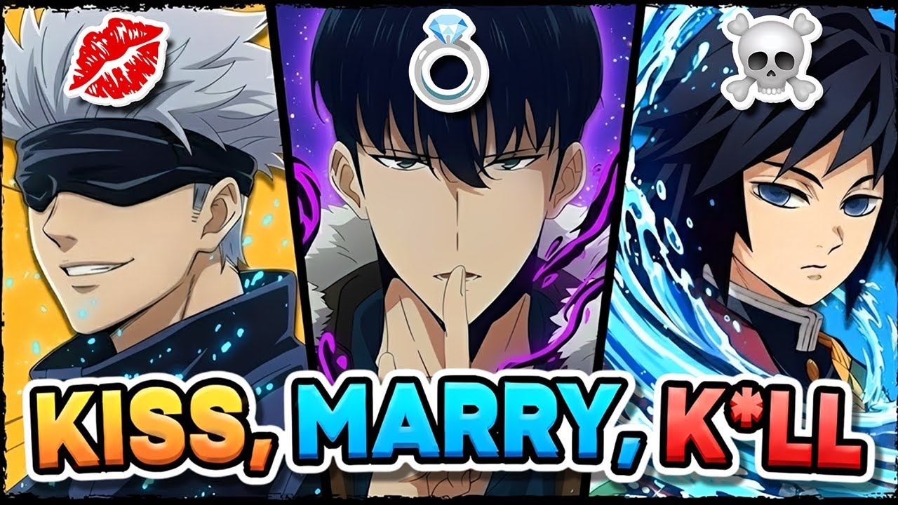 KISS 💋 MARRY💍K*LL 💀 - Anime Boys 💙 | Anime Quiz Challenge