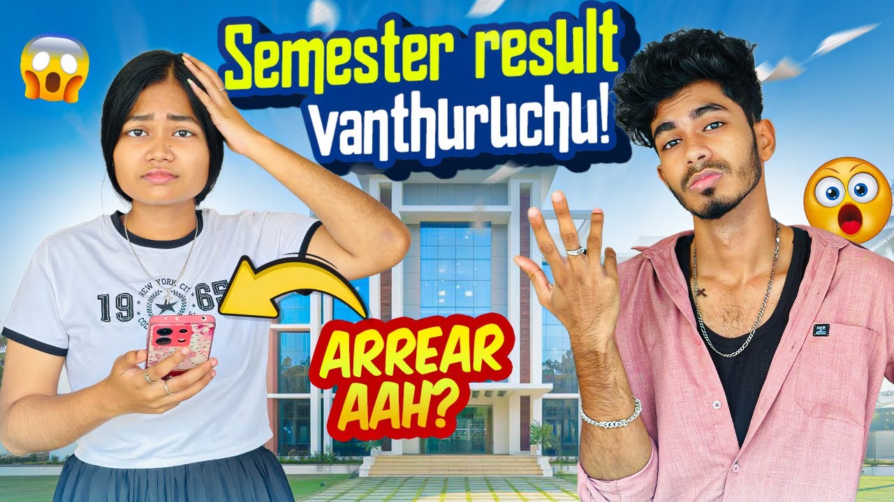 My sister semester result vanthuruchu!!! 😰😂🔥 | #funwithsiblings 