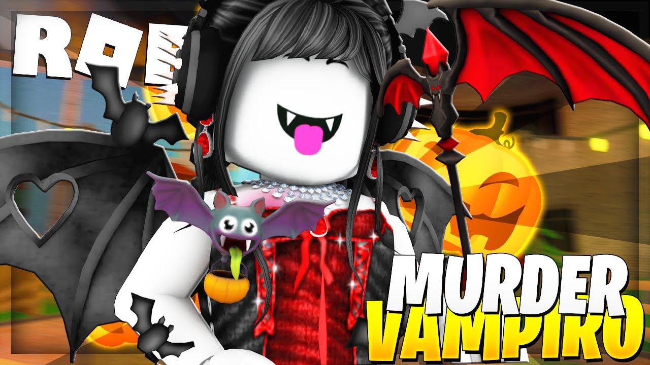 ME VESTI de VAMPIRA no MURDER MYSTERY 2 😨🦇 ROBLOX