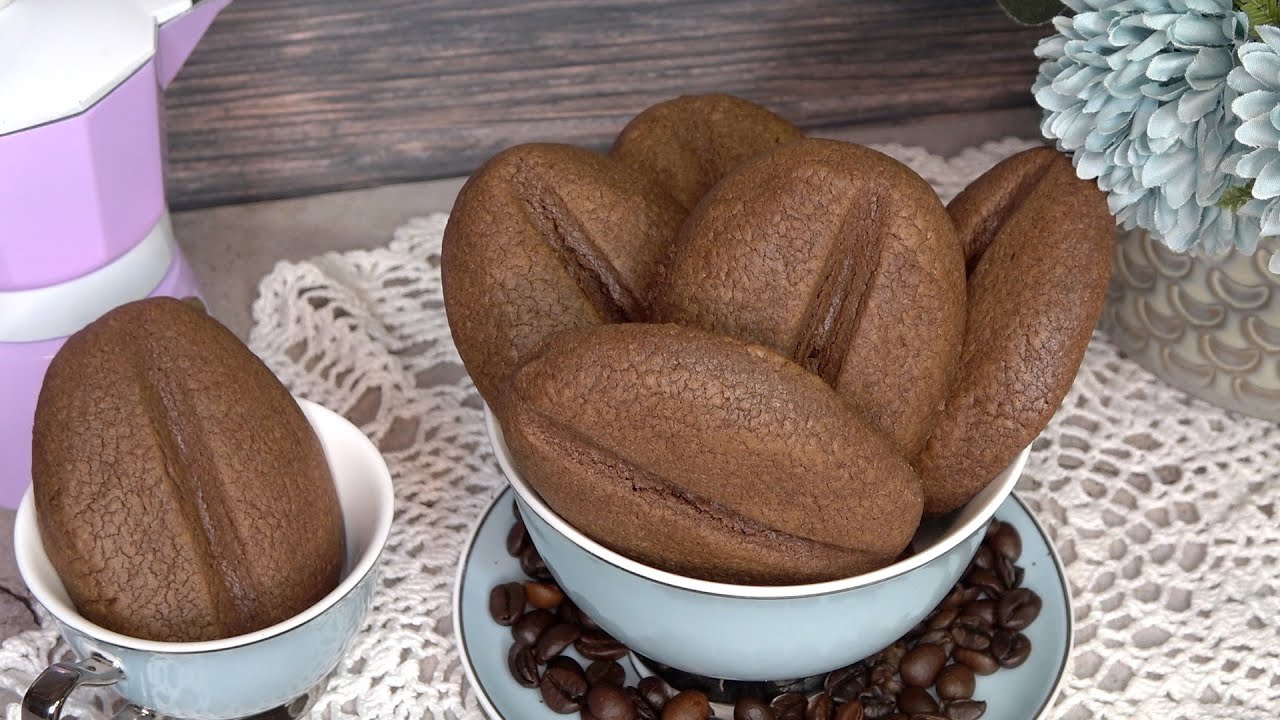 BUONISSIMI Biscotti CHICCO DI CAFFÈ ☕️☕️Ricetta SEMPLICE e VELOCE! 😍😍